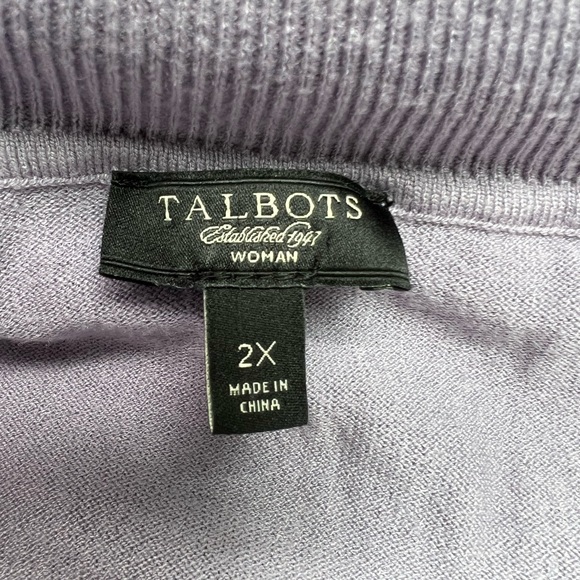 Talbots Lilac Turtleneck Sweater - Picture 8 of 8